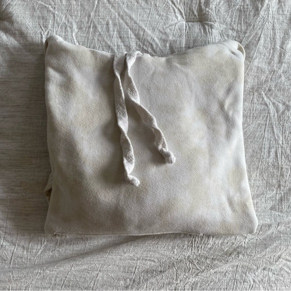 Aerie Weekend Oversized Hoodie Sweatshirt Cream Tie Dye Paradise Bound - Picture 4 of 7